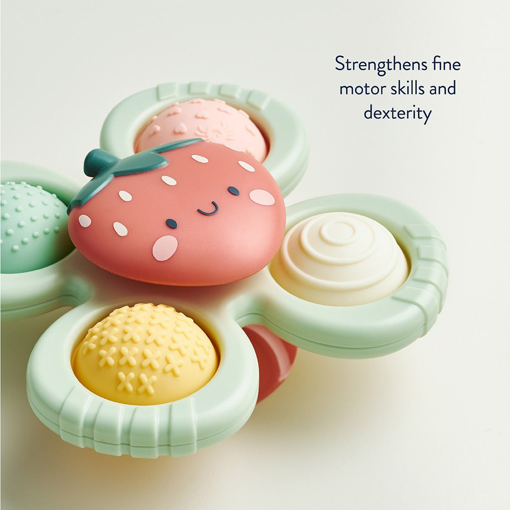 Itzy Pop & Whirl™ - Bath + Travel Toy (Strawberries + Cream)