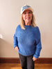 Maggie Blue Chunky Knit Sweater