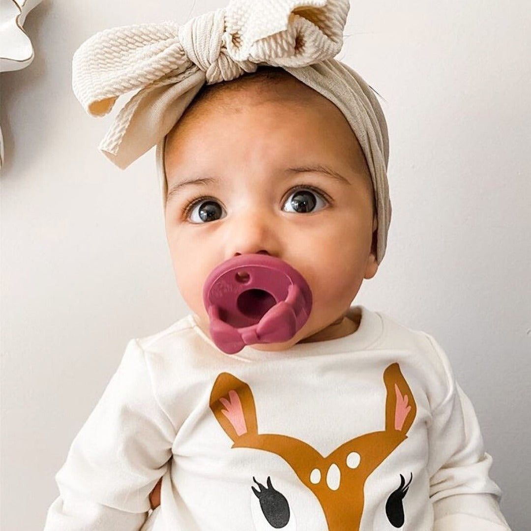 Sweetie Soother- Pink Bow