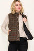 Khloe Taupe Puffer Vest