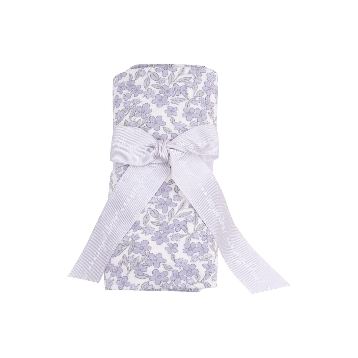 Forget Me Not Floral Swaddle Blanket