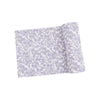 Forget Me Not Floral Swaddle Blanket