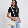 Charlotte Ivory Woven Crossbody