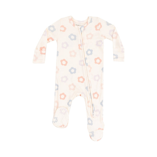 Daisy Pop Zipper Footie