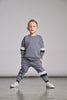 Elevated Stripe Crewneck - Blue