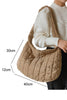 Quilted French Beige Shoulder Bag