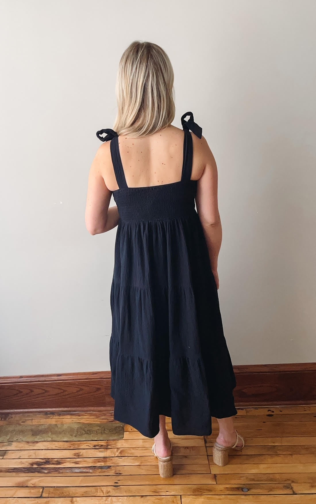 Abby Crochet Top Midi Dress