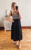 Abby Crochet Top Midi Dress