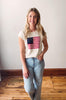 American Flag Sweater Tank