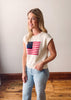 American Flag Sweater Tank