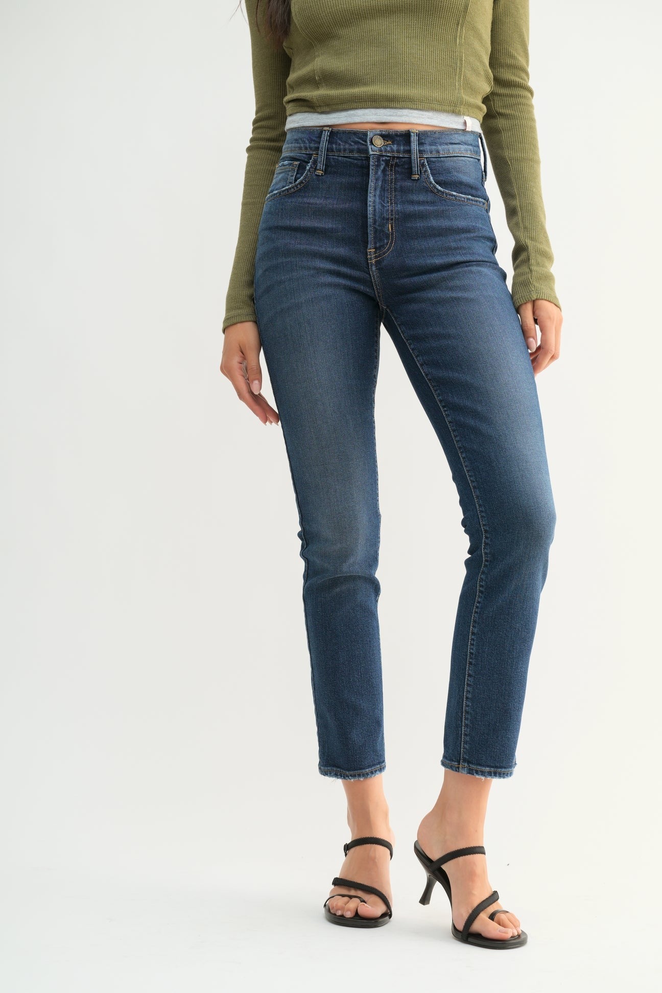 Dark Wash Soft Classic Straight Jean