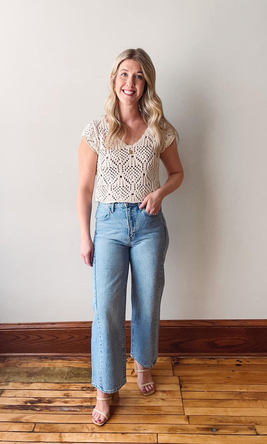 Barrel Twist High Rise Jeans