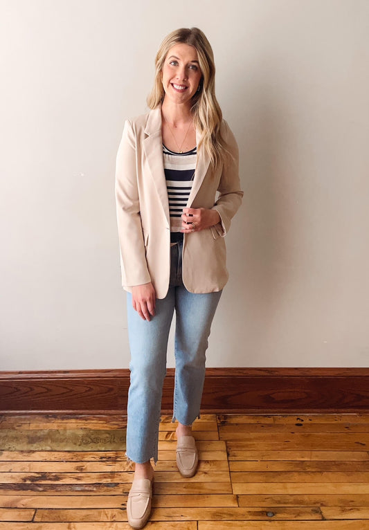 Beige Jack Blazer
