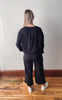 Black Long Sleeve Lounge Top
