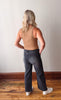 Black Washed Denim Trousers