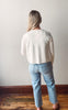 Blue Flower Embroidered Cardigan