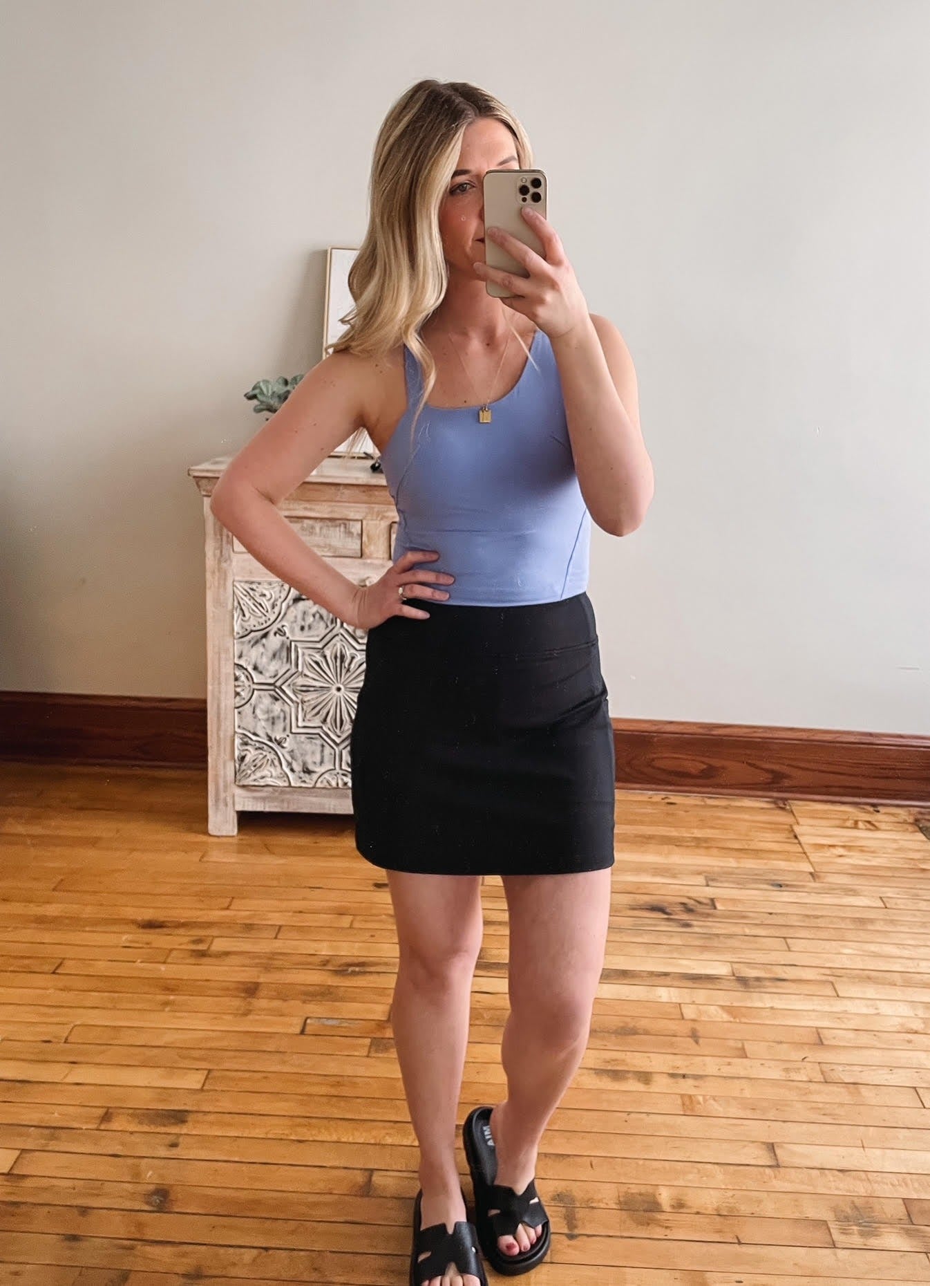 Morgan Periwinkle Athletic Tank