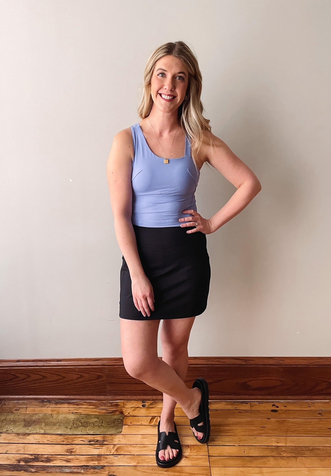 Morgan Periwinkle Athletic Tank