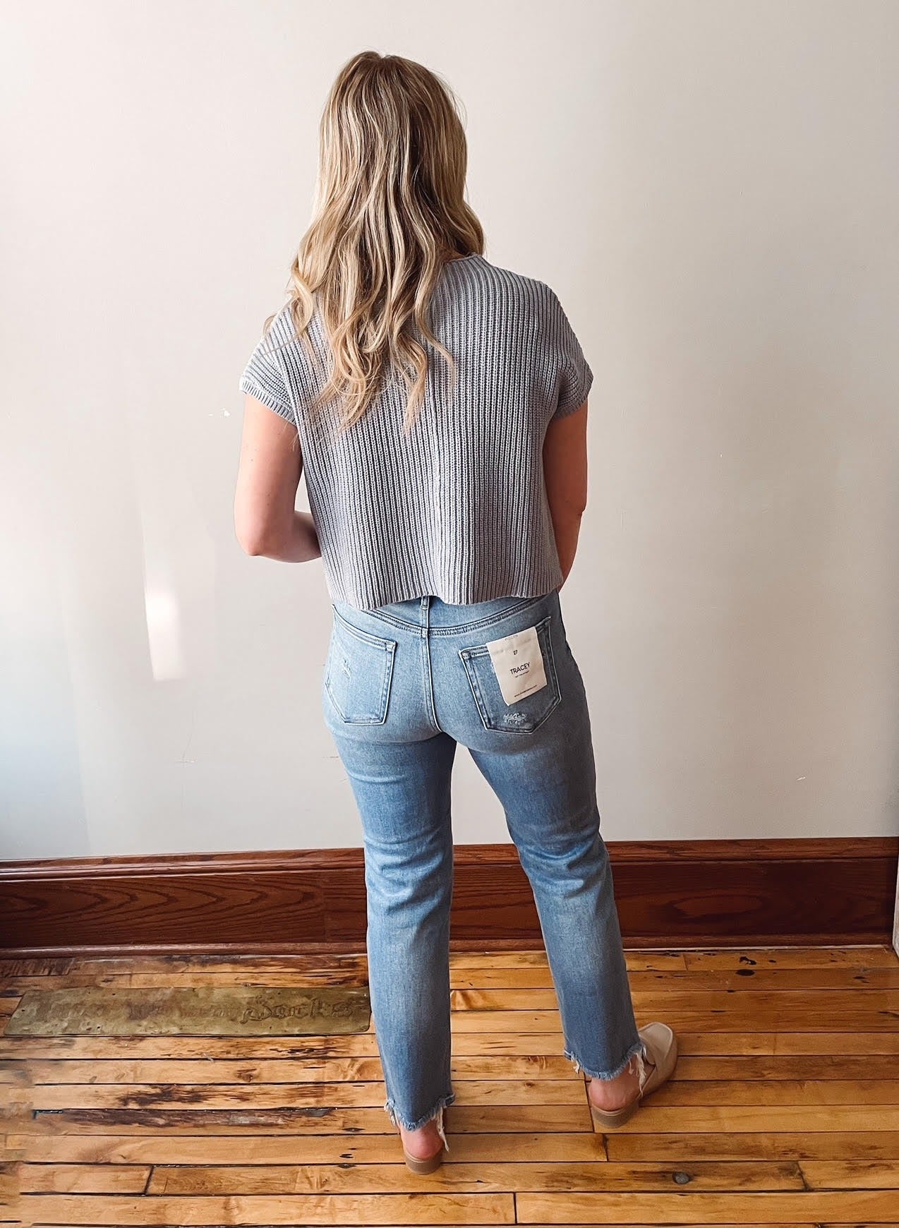 Claire Medium Wash Straight Jeans