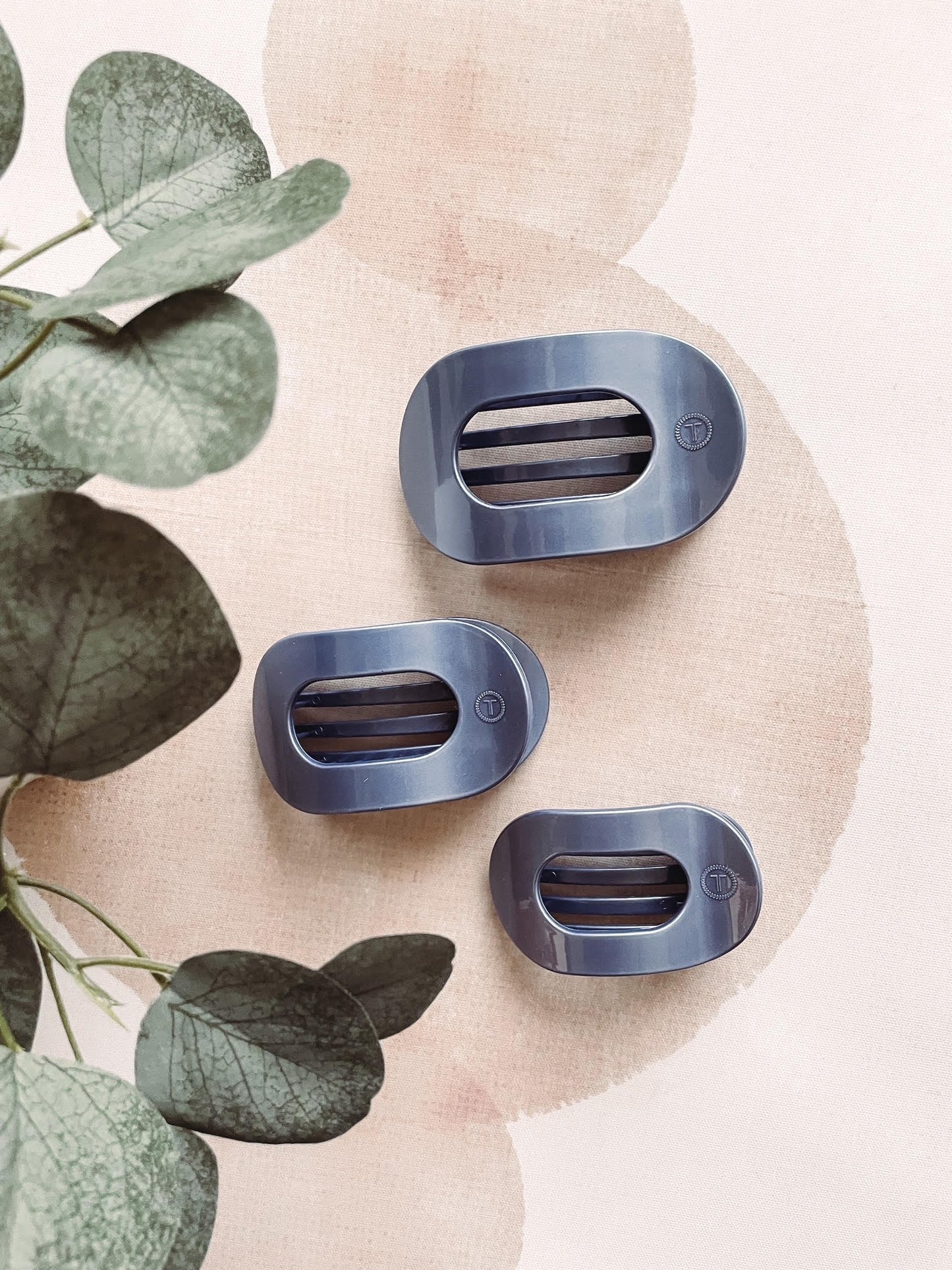 Blue Flat Hair Clip (Small)