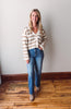 Carmel Striped Button Cardigan