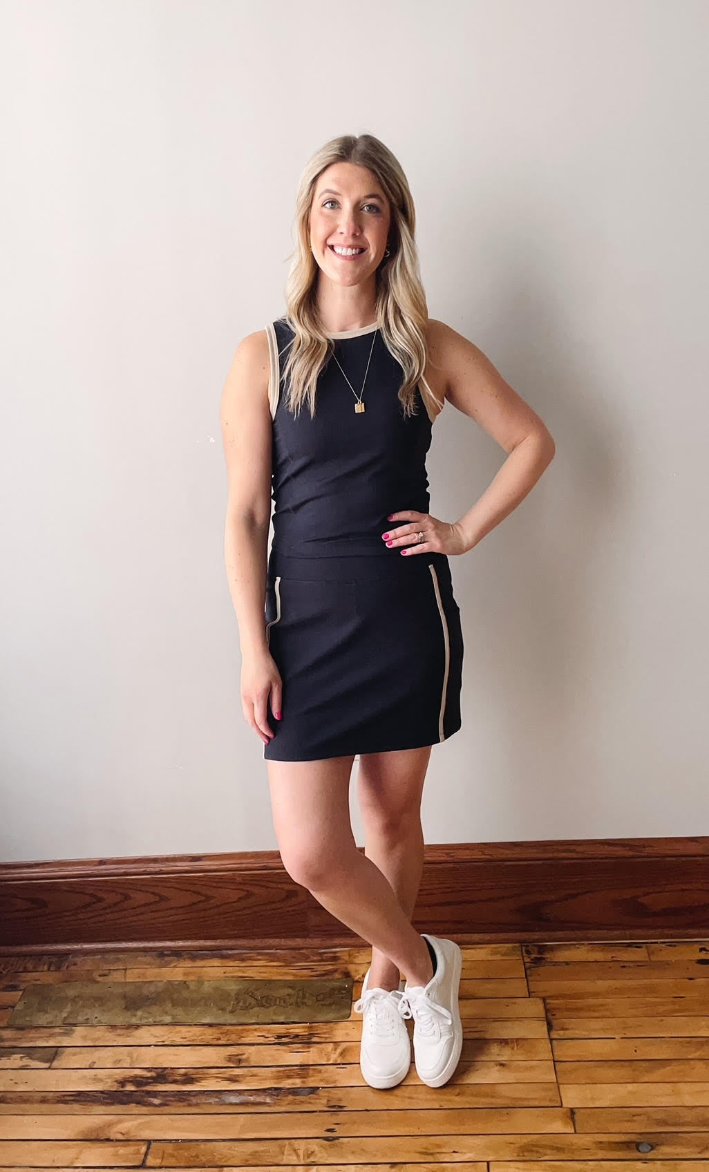 Carlton Black Oak Rib Skort