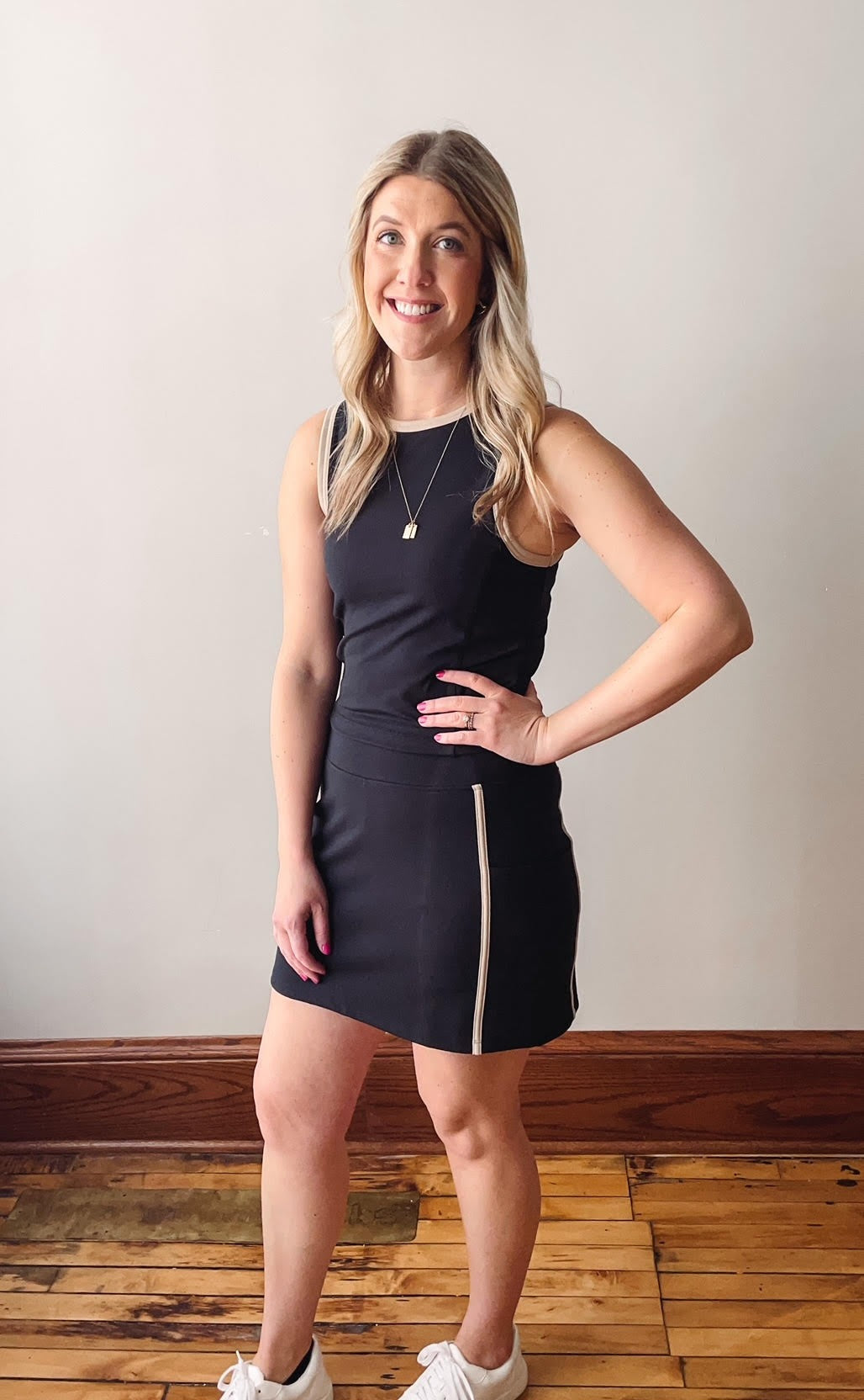 Carlton Black Oak Rib Skort