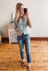 Chambray Bow Tie Top