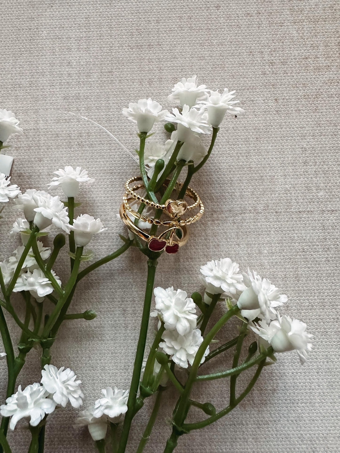 Cherry Ring Set