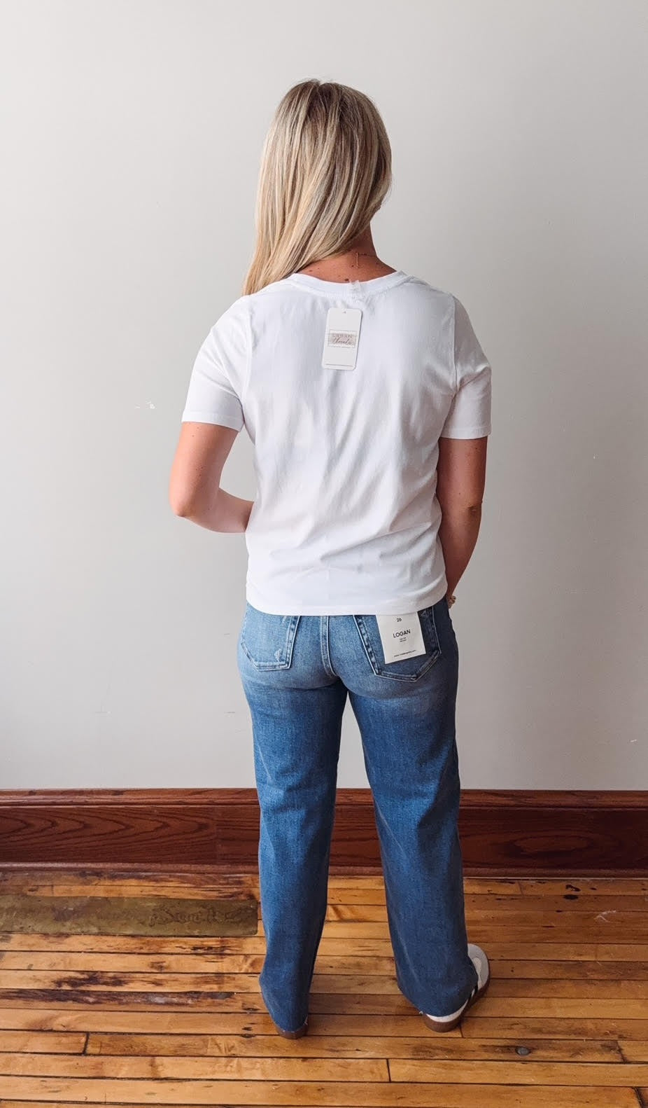 Classic White Fit Tee