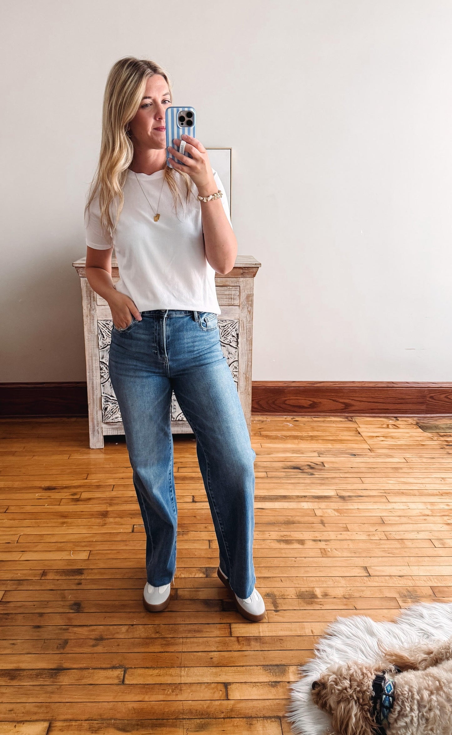 Classic White Fit Tee