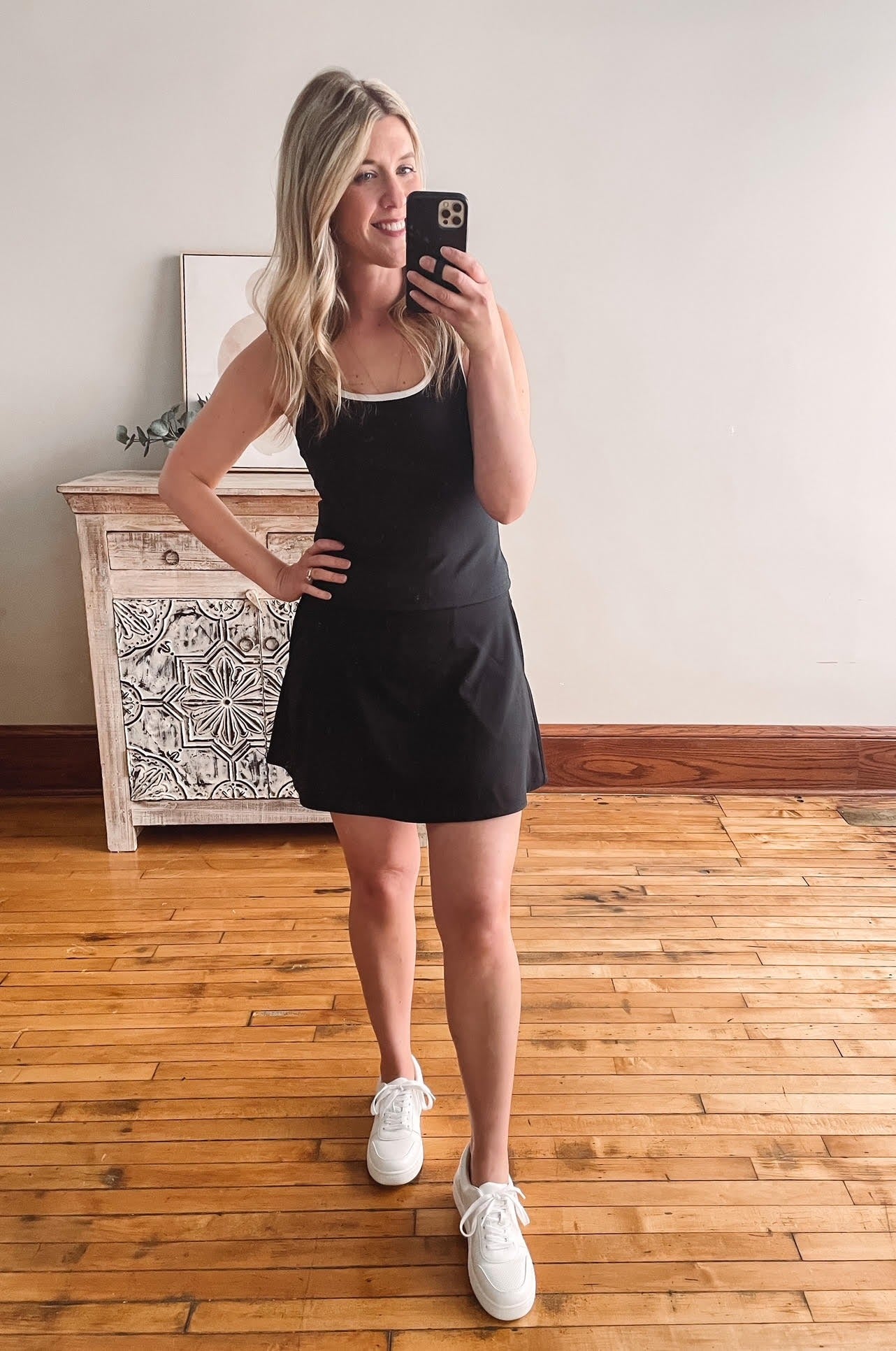 Connie Black Skort