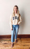 Cream USA Embroidered Sweatshirt