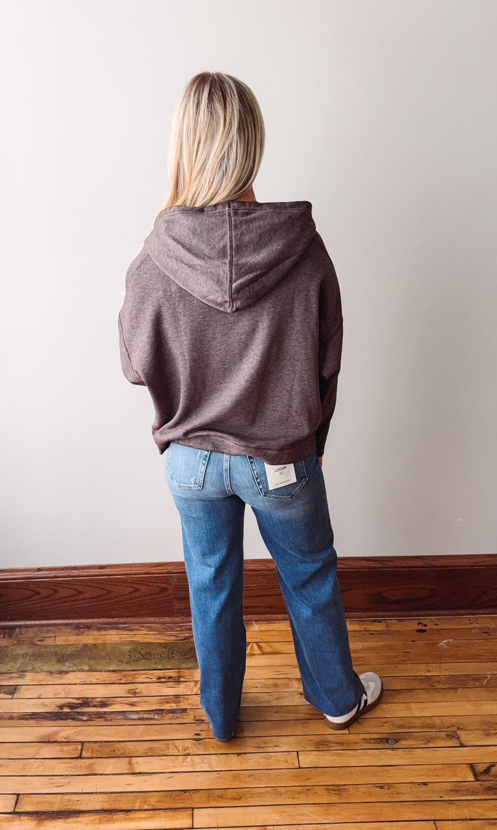 Drift Burnout Fleece Snap Hoodie