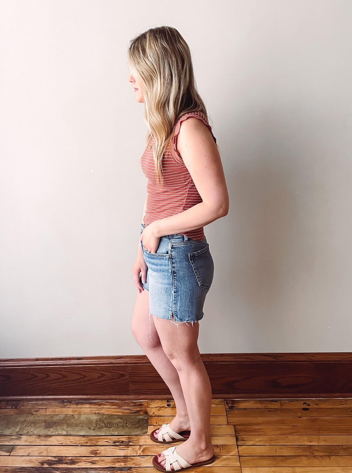 Alicia Denim High Rise Shorts