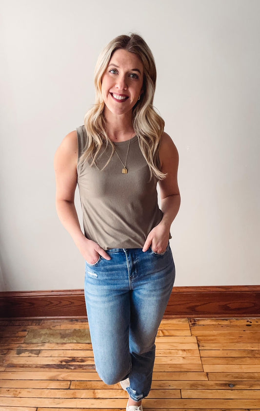 Euclid Tank - Olive
