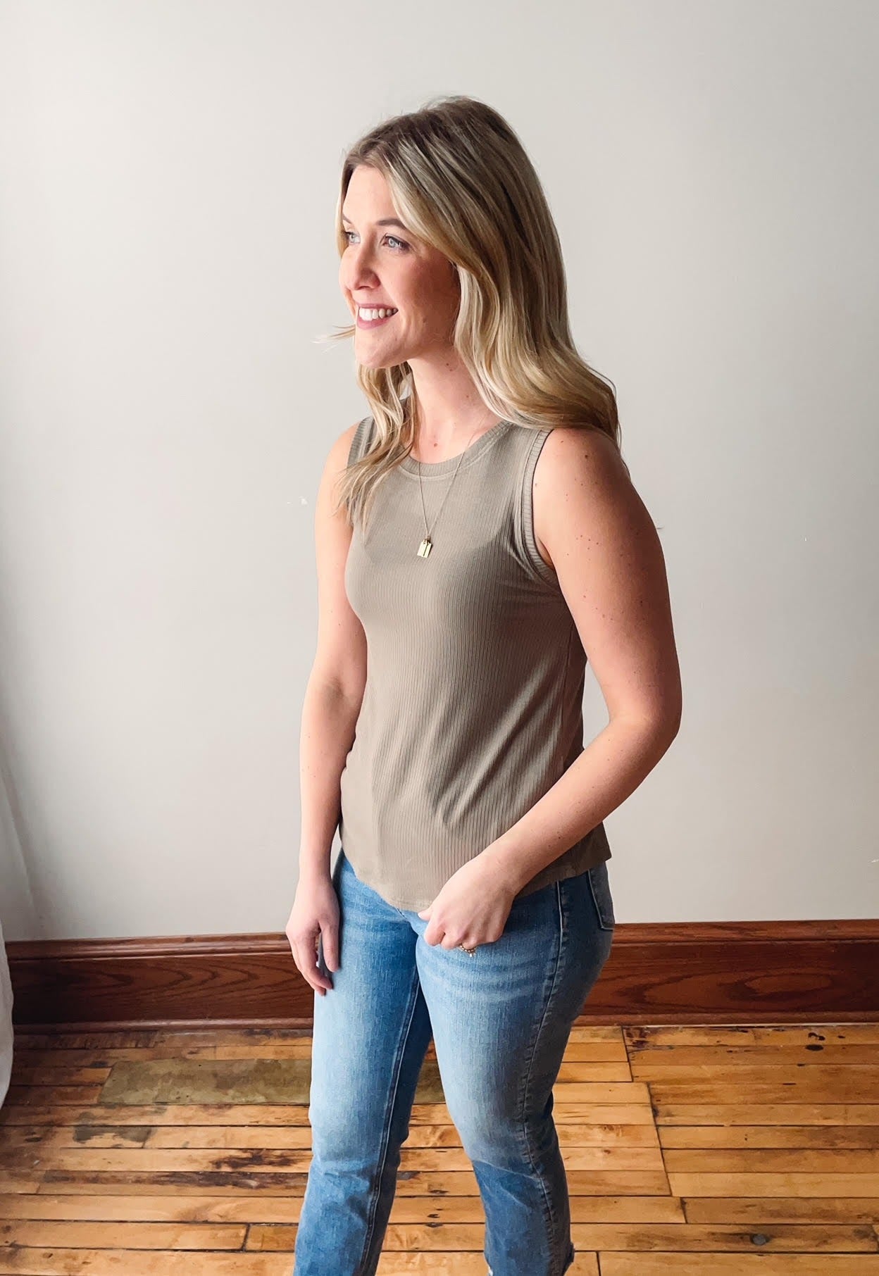 Euclid Tank - Olive