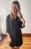 Fatina Dress - Black Shadow