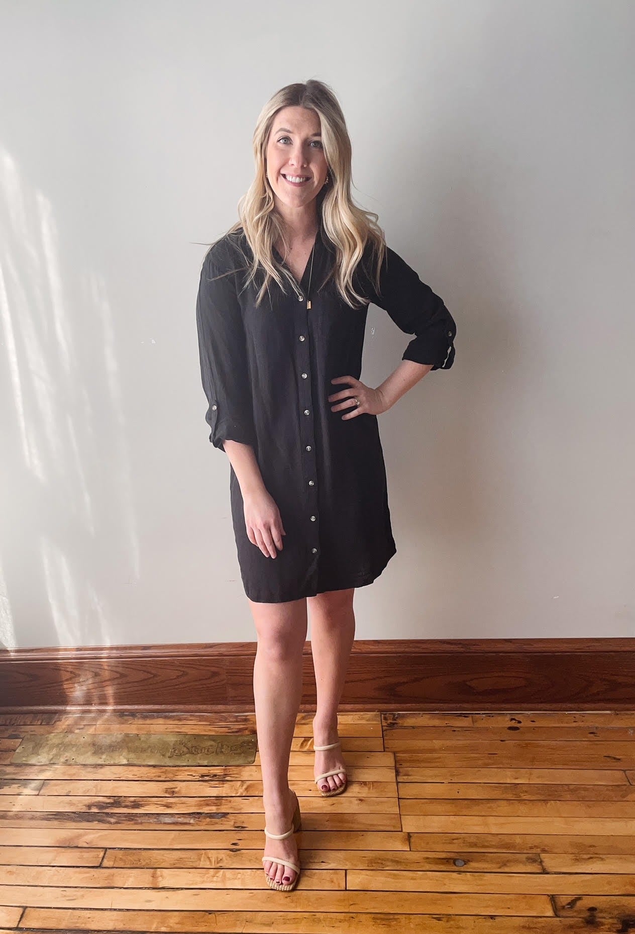 Fatina Dress - Black Shadow