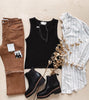 Sefi Black Booties