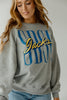 SDSU Heather Gray Fleece Crew