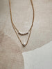 Gold Double Layer Pearl Necklace