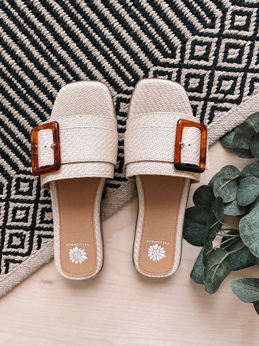 Kelila Wicker Slide Sandal