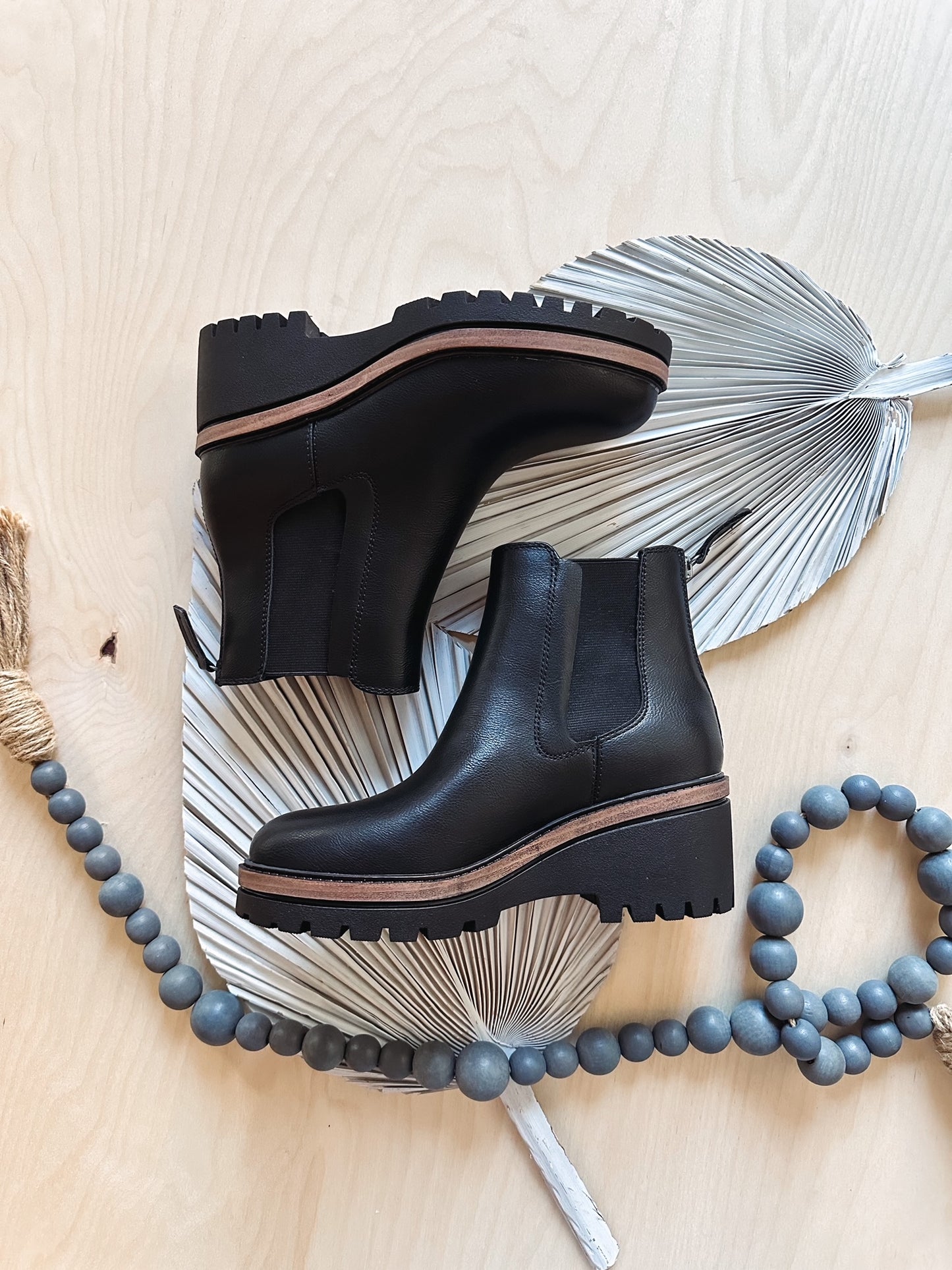 Sefi Black Booties