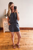 Navy Sightseeing Drawstring Shorts