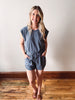 Navy Sightseeing Drawstring Shorts