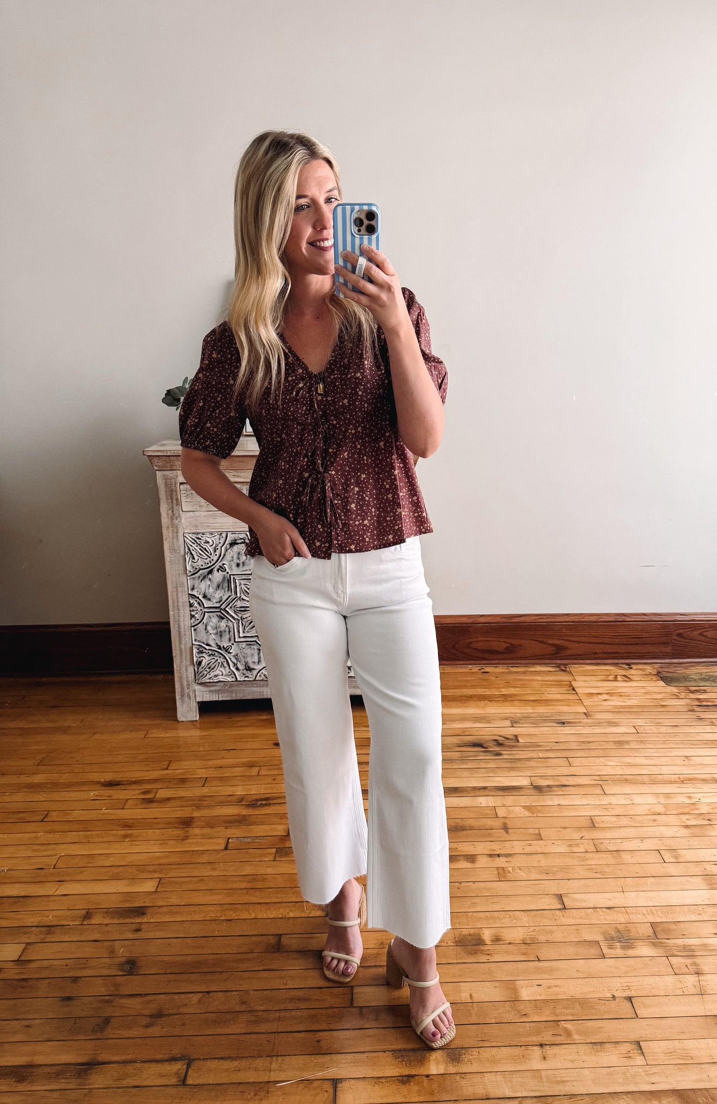 Sydney Burl Wood Blouse