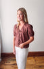 Sydney Burl Wood Blouse