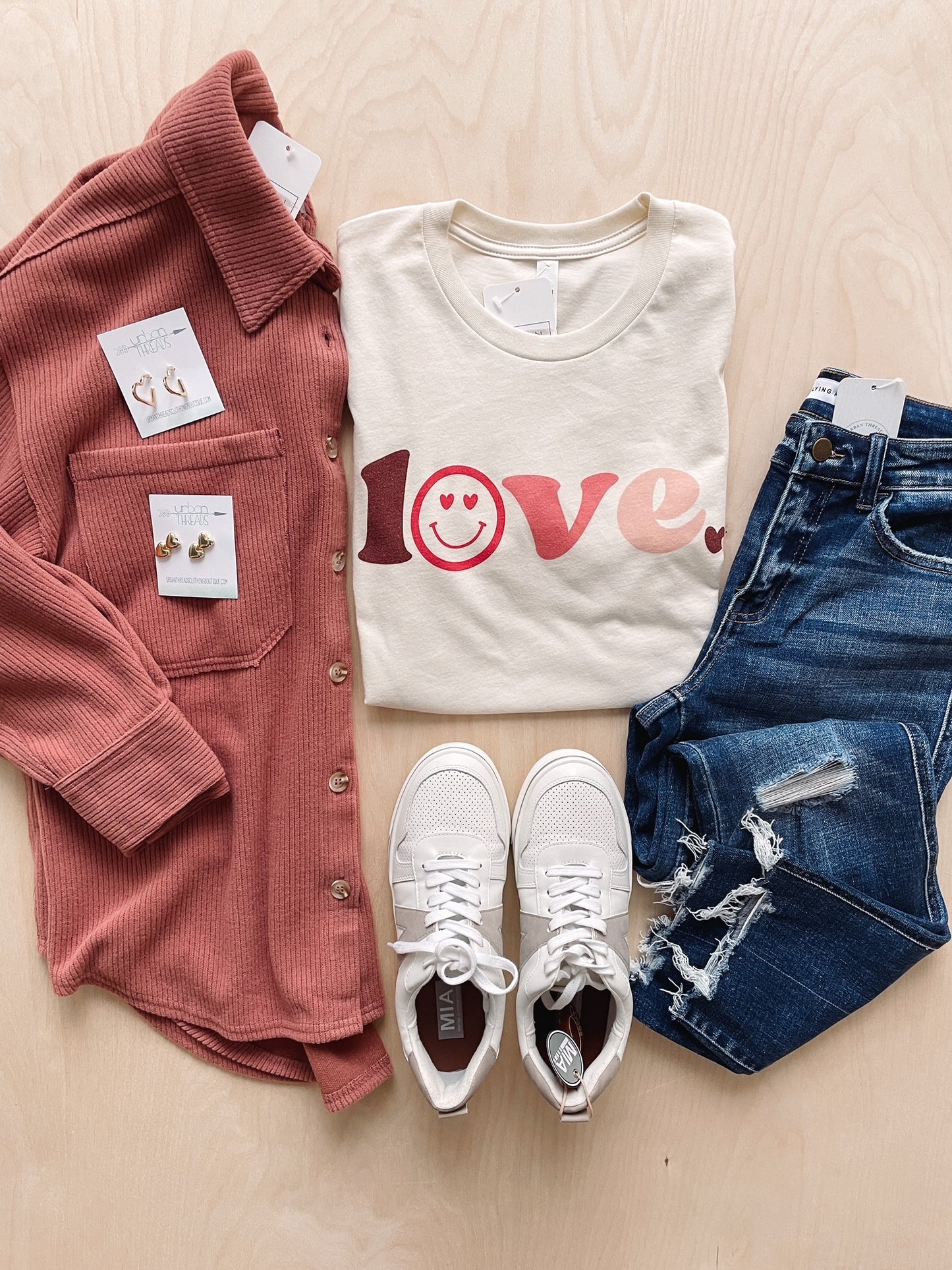 Love Heart Eyes Graphic Tee