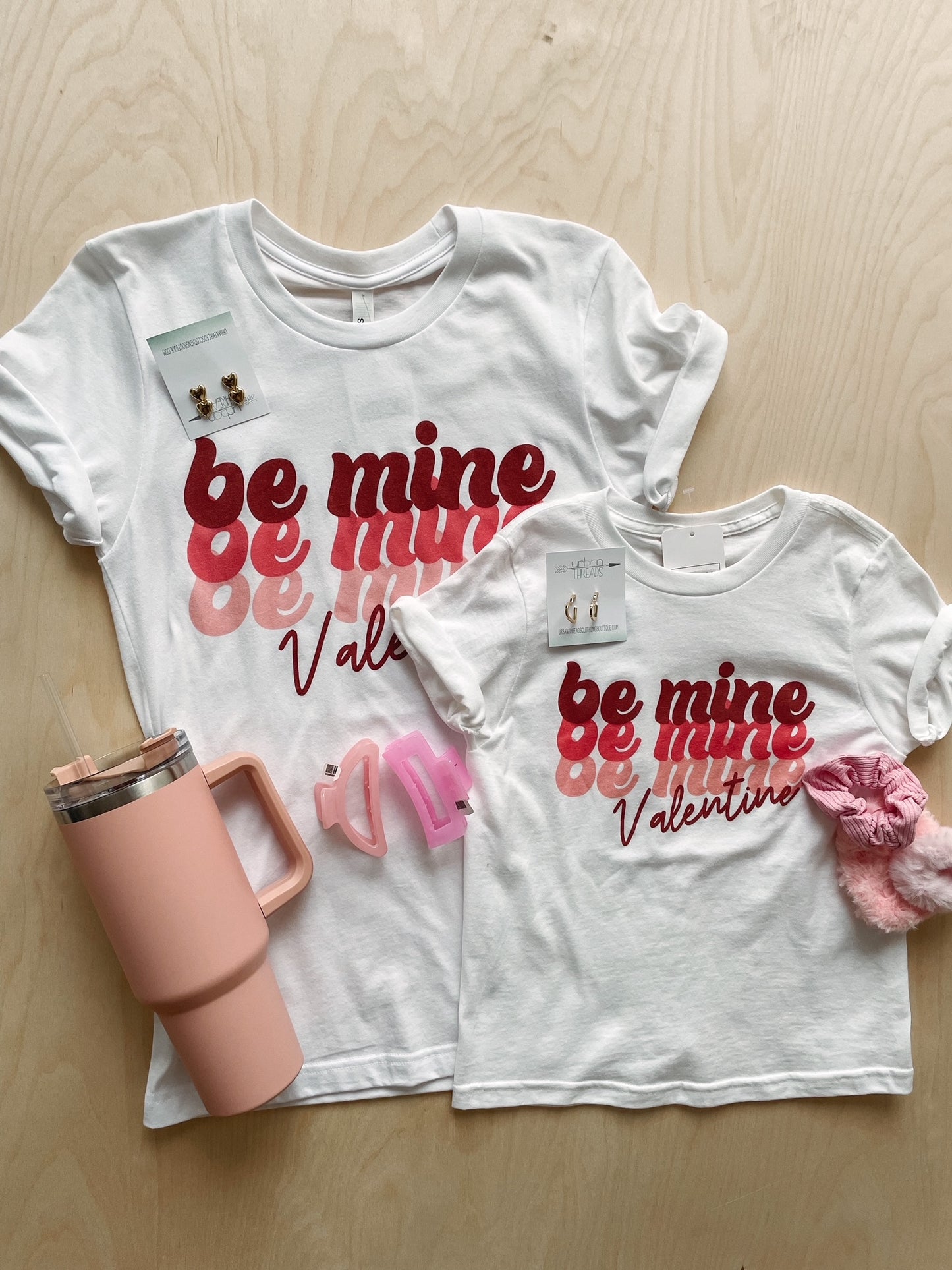 Kids Be Mine Valentine Graphic Tee